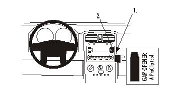 Brodit 853459 Autohalterung Chevrolet Equinox