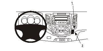 Brodit 853722 support voiture Toyota Fortuner