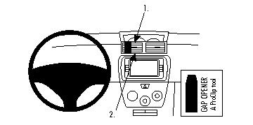 Brodit 853776 support voiture Daihatsu Materia