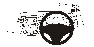 Brodit ProClip 604887 Octavia III 13-18 (England)