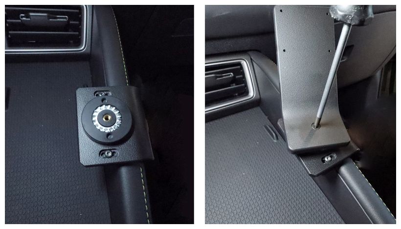 Brodit 836301 Autohalterung BYD, Atto 2 25-, an der Konsole abgewinkelt, Console mount