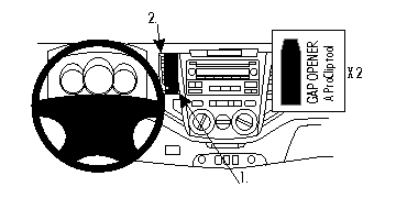 Brodit 854742 support voiture Toyota HiLux