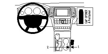 Brodit 834550 Autohalterung Jeep Grand Cherokee