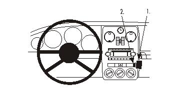 Brodit 853914 support voiture Chrysler PT Cruiser
