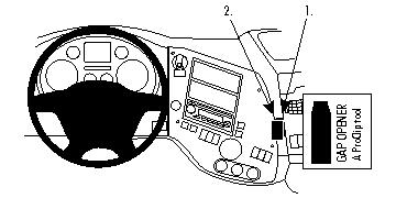 Brodit 853988 support voiture Daf XF