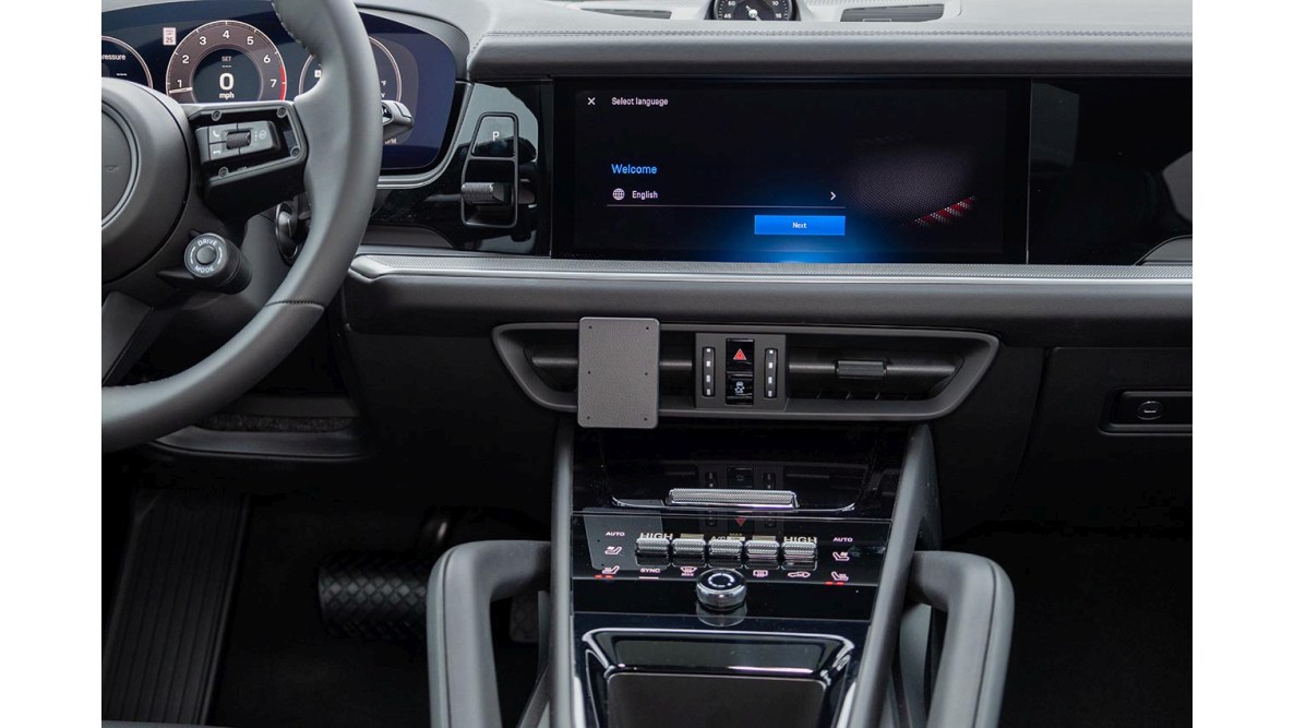 Brodit 856137 Autohalterung Porsche, Cayenne 25-, an der Mittelconsole, Center mount