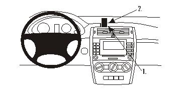 Brodit 853660 support voiture MercedesBenz B-Class