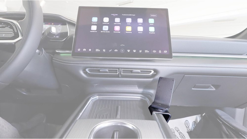 Brodit 836244 Autohalterung Mazda, 6e 25-, an der Konsole abgewinkelt, Console mount