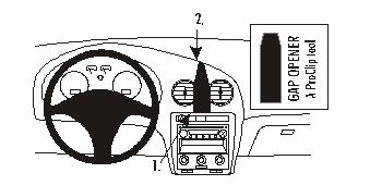 Brodit 853080 Autohalterung Seat Cordoba