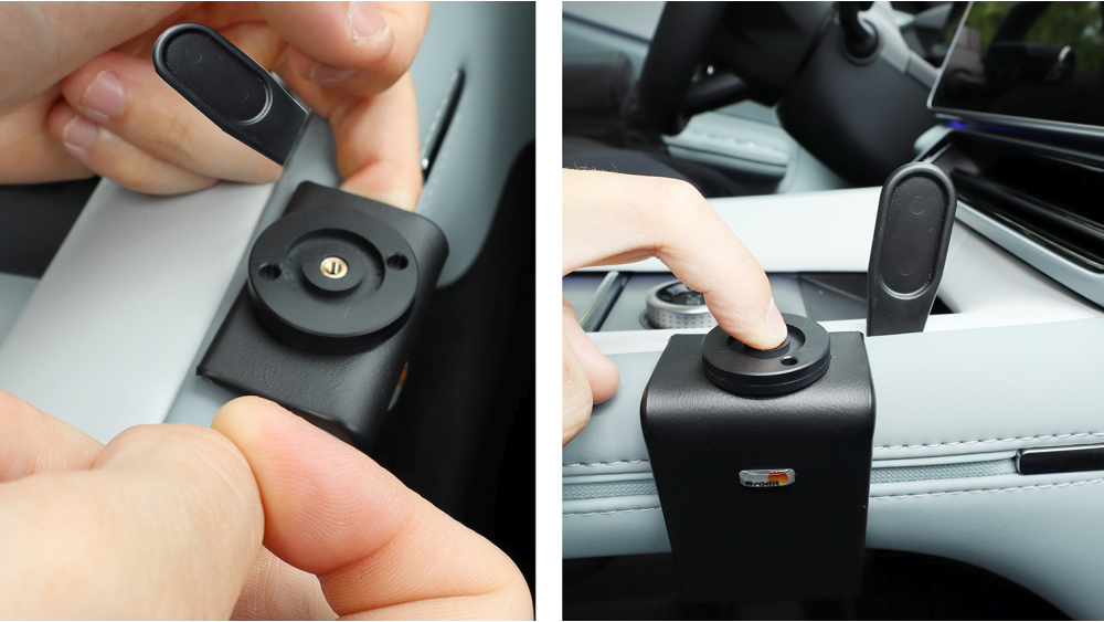 Brodit 836218 support voiture Polestar 4, 24- fixation console centre