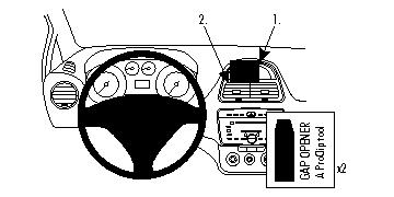 Brodit 854450 support voiture Fiat Punto Evo