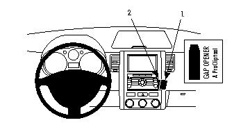 Brodit 854068 Autohalterung Nissan X-Trail