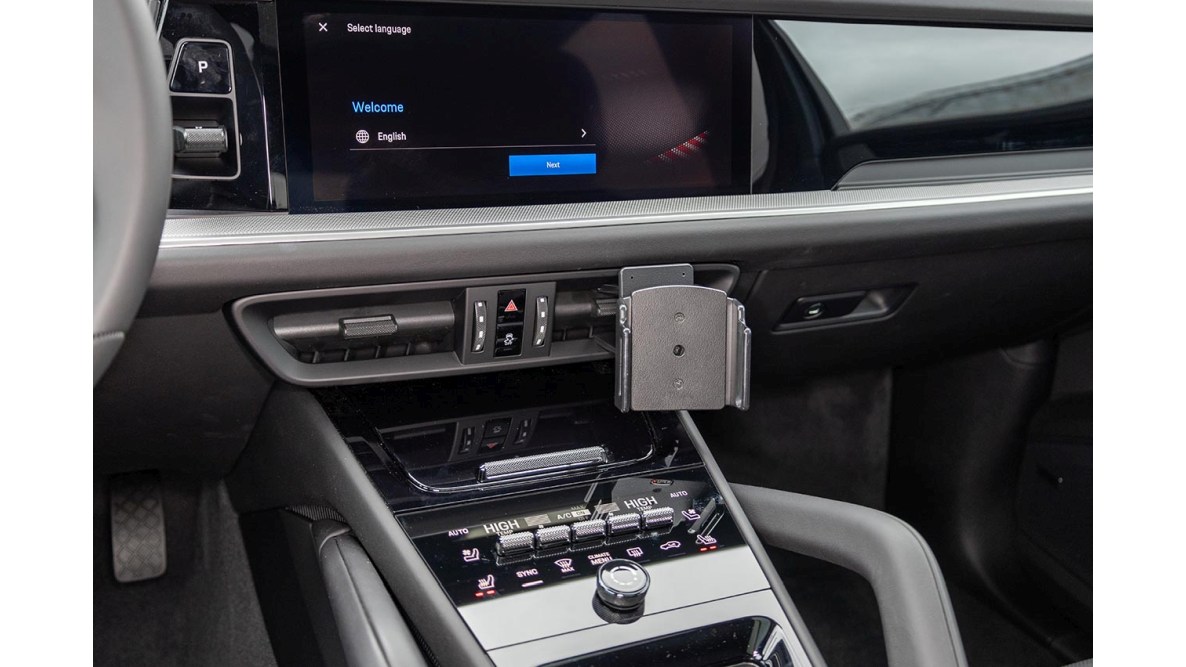 Brodit 856137 Autohalterung Porsche, Cayenne 25-, an der Mittelconsole, Center mount