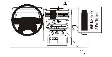 Brodit 853223 support voiture Jeep Wrangler