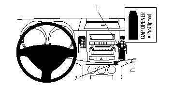 Brodit 854001 support voiture Citroen C-Crosser