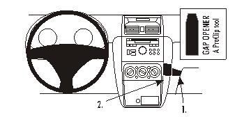 Brodit 853884 support voiture Fiat Sedici