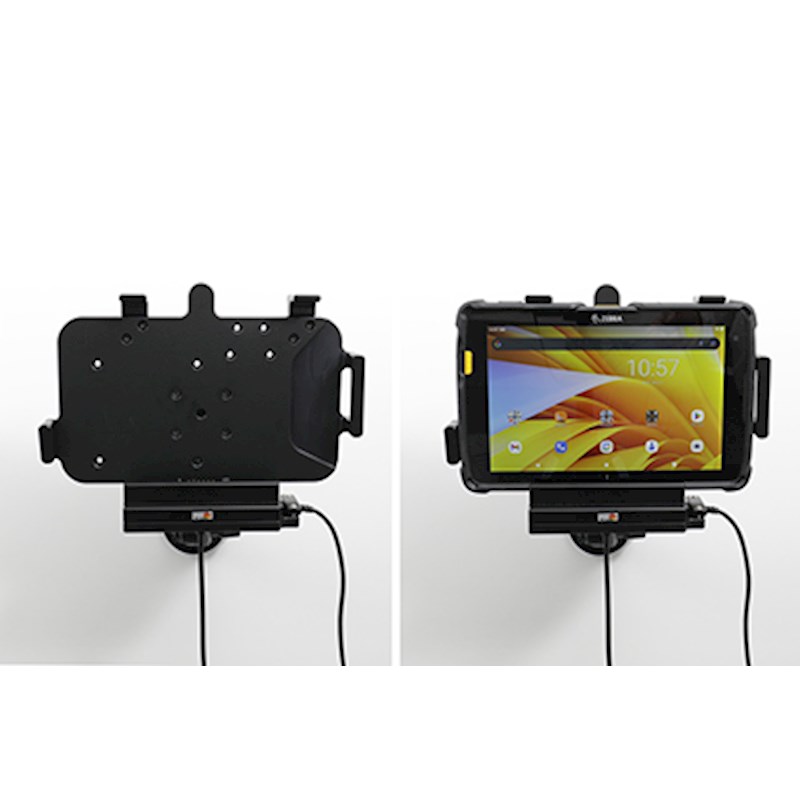 Brodit 713324 Gerätehalterung Zebra ET4x 8" MIT Schutzhülle, mit Ladefunktion und USB-Host