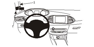 Peugeot 308 14- /Left mount