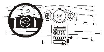Brodit 853580 Autohalterung Mini Cooper