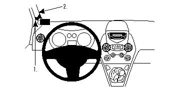 Brodit 804275 Autohalterung Ford Ka