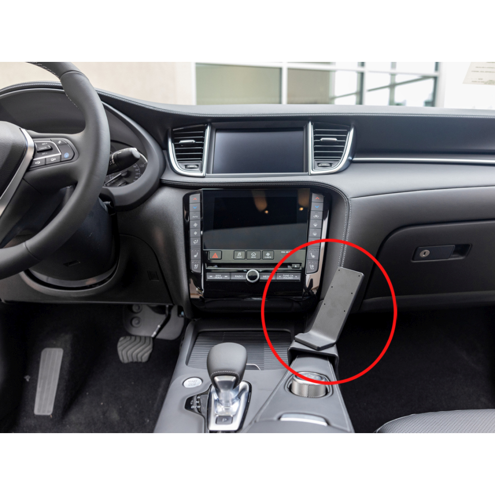 Brodit 835917 support voiture Infiniti QX55, 22- fixation console centre