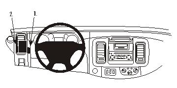 Brodit 803198 Autohalterung Nissan Primastar