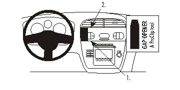 Brodit 853491 Autohalterung Seat Altea
