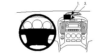 Brodit 854470 support voiture Hyundai H1