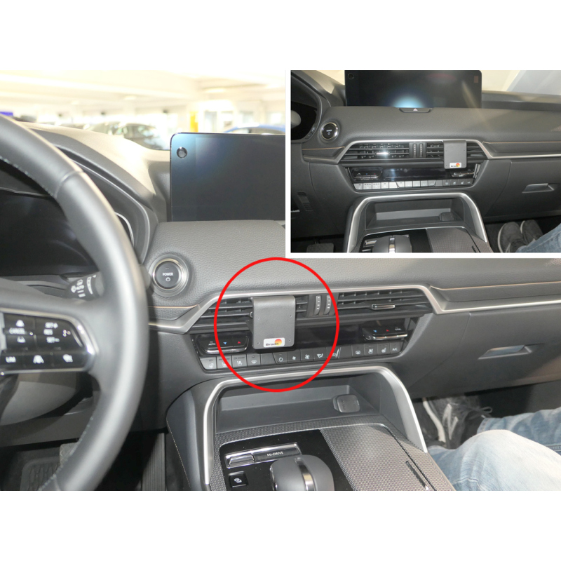 Brodit 855825 Autohalterung Mazda, CX-60 23-, mittel Console, Center mount