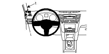 Brodit 804427 Autohalterung Subaru Legacy