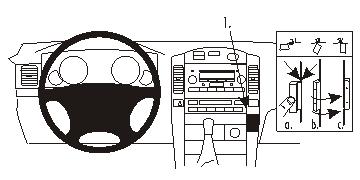 Brodit 853197 support voiture Lexus GX Series