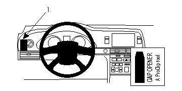 Brodit 804431 Halterung für Audi A6
