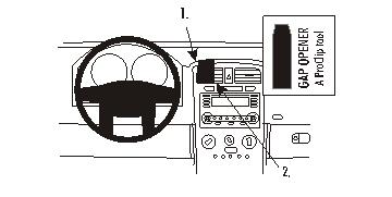 Brodit 853458 support voiture Chevrolet Equinox