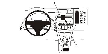 Brodit 853732 support voiture Honda Civic