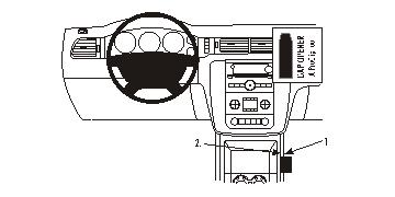 Brodit 833842 Autohalterung Chevrolet Avalanche