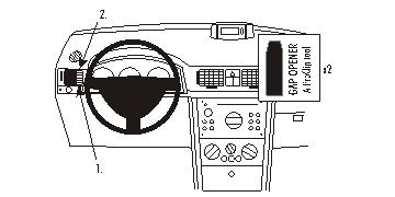 Brodit 803263 Autohalterung Opel Meriva