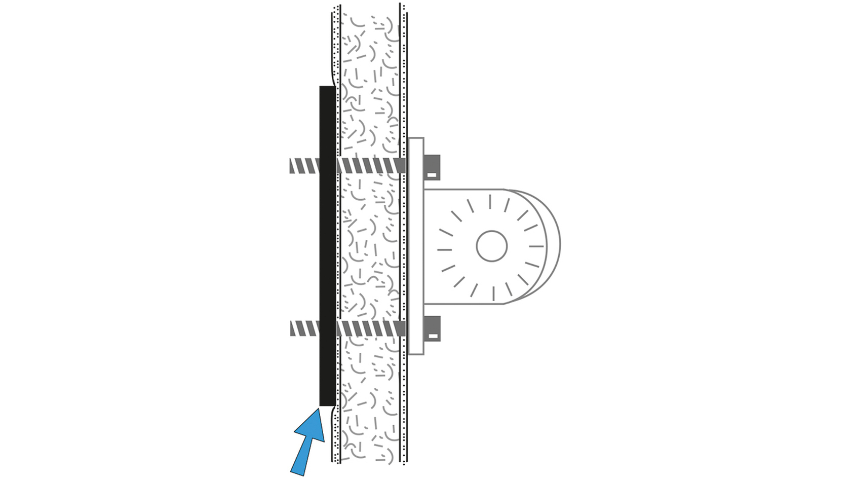 Brodit 217004 Verstärkungsplatte
