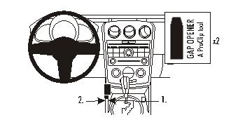 Brodit 833937 support voiture Mazda CX-7