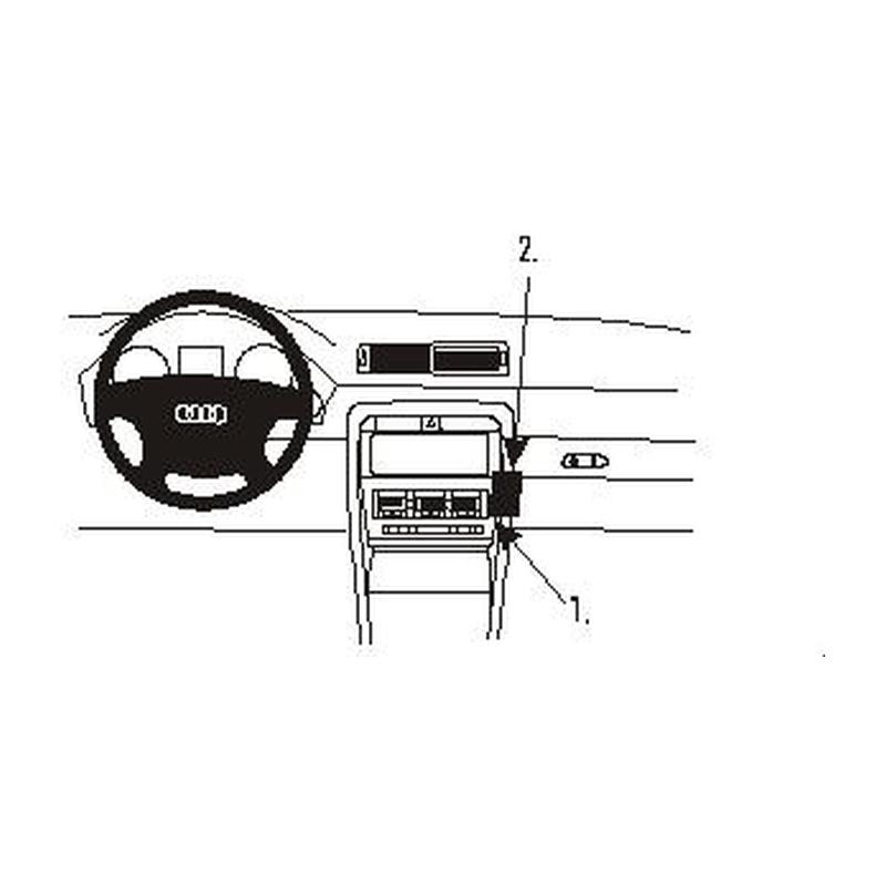 Brodit 852871 support voiture Audi A4 Avant annee 02-07