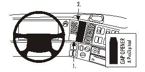 Brodit 853189 support voiture Volvo FH/FM/NHseries