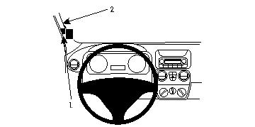 Brodit 804172 support voiture Citroen Nemo