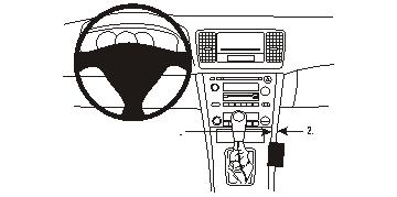 Brodit 833390 Autohalterung Subaru Legacy