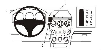 Brodit 853091 Autohalterung Mazda 6