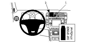 Brodit 854387 Autohalterung Lancia Delta