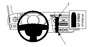 Brodit 213469 support voiture Nissan NV400