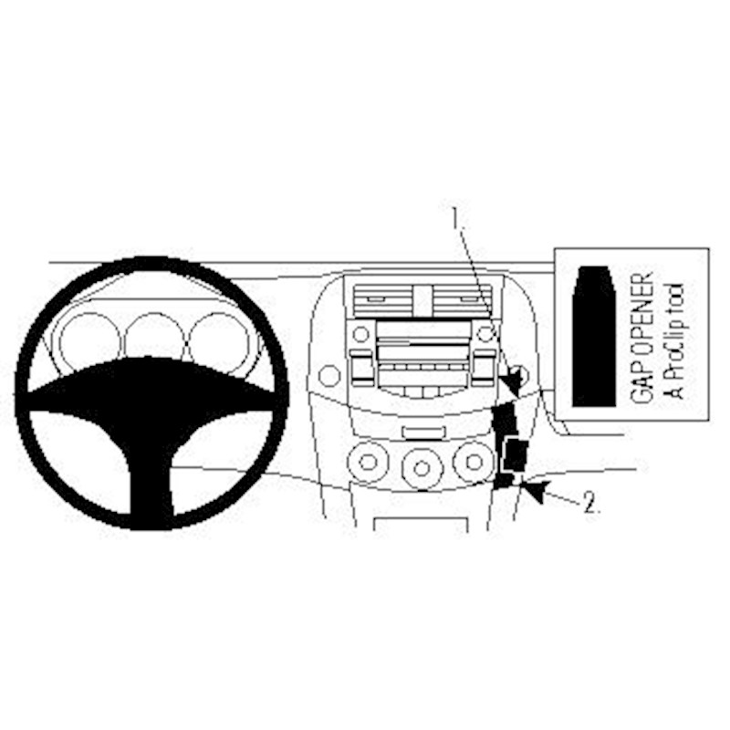 Brodit 853832 support Toyota RAV 4, année 06-12