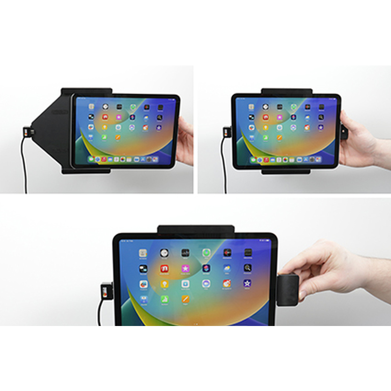 Brodit 747339 Autohalterung Apple, iPad 10th Gen (A2696, A2757, A2777) & Apple iPad 2025 A16 (A3354, A3355, A3356)