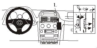 Brodit 852716 support voiture Lexus IS Series