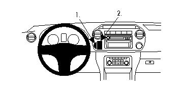 Brodit 854601 support voiture Volkswagen Amarok