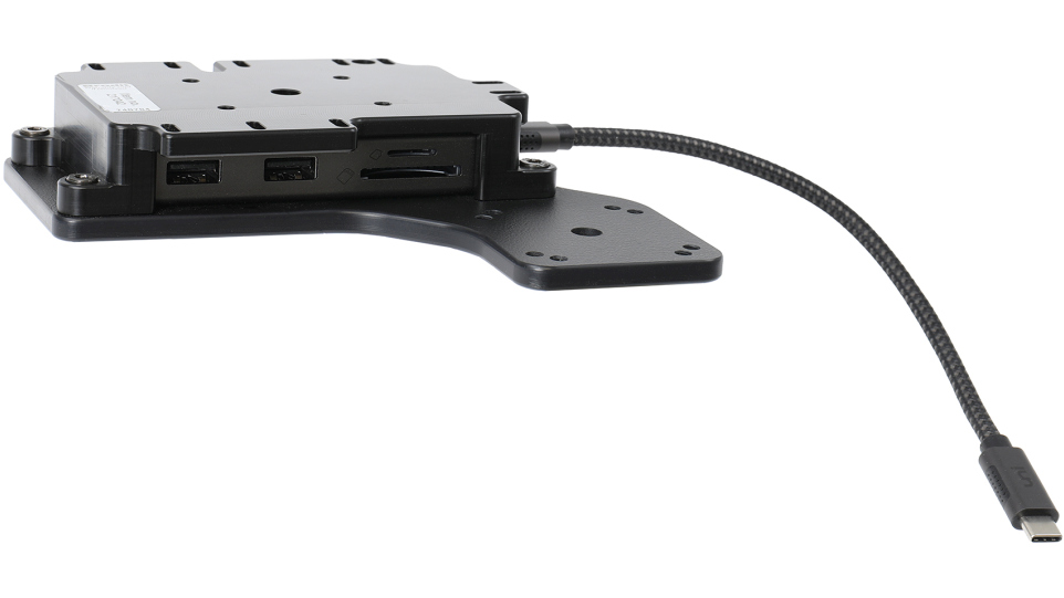 Brodit 217042 USB-C, 8 in 1 Hub mit Halterung